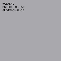 #A8A8AD - Silver Chalice Color Image