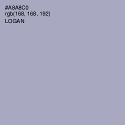 #A8A8C0 - Logan Color Image
