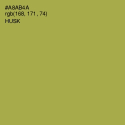 #A8AB4A - Husk Color Image