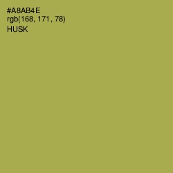 #A8AB4E - Husk Color Image