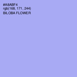 #A8ABF4 - Biloba Flower Color Image