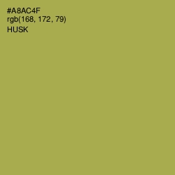 #A8AC4F - Husk Color Image