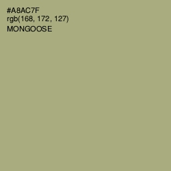 #A8AC7F - Mongoose Color Image