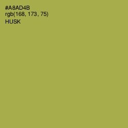 #A8AD4B - Husk Color Image