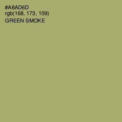 #A8AD6D - Green Smoke Color Image