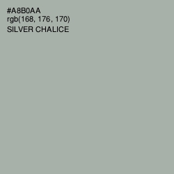 #A8B0AA - Silver Chalice Color Image