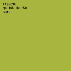 #A8B53F - Sushi Color Image