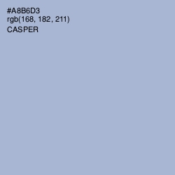 #A8B6D3 - Casper Color Image
