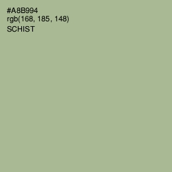 #A8B994 - Schist Color Image