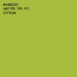 #A8BD3D - Citron Color Image