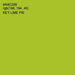 #A8C228 - Key Lime Pie Color Image