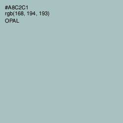 #A8C2C1 - Opal Color Image