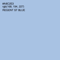 #A8C2E3 - Regent St Blue Color Image