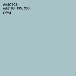 #A8C3C8 - Opal Color Image