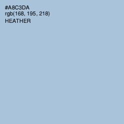 #A8C3DA - Heather Color Image