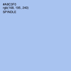 #A8C3F0 - Spindle Color Image