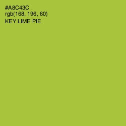 #A8C43C - Key Lime Pie Color Image