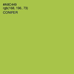 #A8C449 - Conifer Color Image