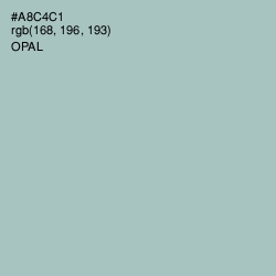 #A8C4C1 - Opal Color Image