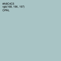 #A8C4C5 - Opal Color Image