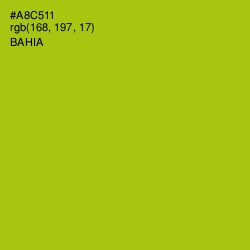 #A8C511 - Bahia Color Image