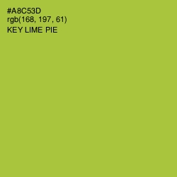 #A8C53D - Key Lime Pie Color Image