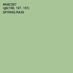 #A8C597 - Spring Rain Color Image