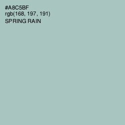 #A8C5BF - Spring Rain Color Image