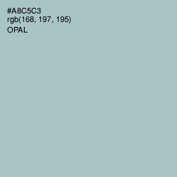 #A8C5C3 - Opal Color Image