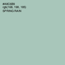 #A8C6B9 - Spring Rain Color Image