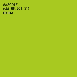 #A8C91F - Bahia Color Image