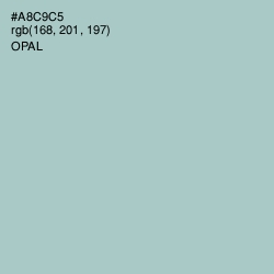 #A8C9C5 - Opal Color Image