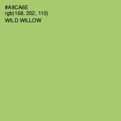 #A8CA6E - Wild Willow Color Image