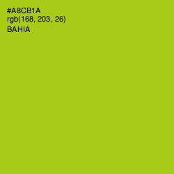 #A8CB1A - Bahia Color Image