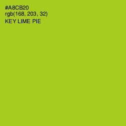 #A8CB20 - Key Lime Pie Color Image