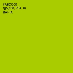 #A8CC00 - Bahia Color Image