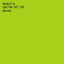 #A8CF1A - Bahia Color Image