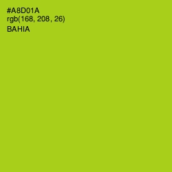 #A8D01A - Bahia Color Image