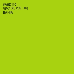 #A8D110 - Bahia Color Image