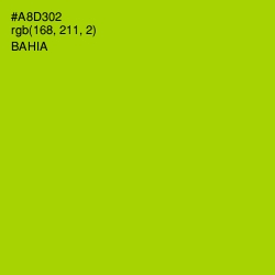 #A8D302 - Bahia Color Image