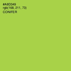 #A8D349 - Conifer Color Image