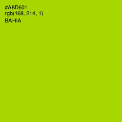 #A8D601 - Bahia Color Image