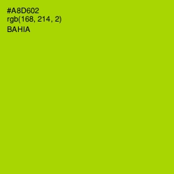 #A8D602 - Bahia Color Image