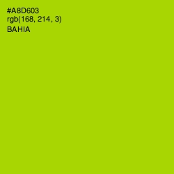 #A8D603 - Bahia Color Image
