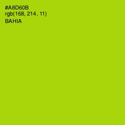 #A8D60B - Bahia Color Image