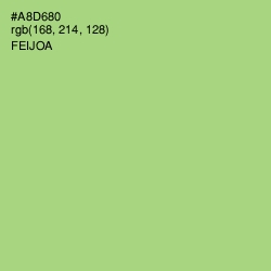 #A8D680 - Feijoa Color Image