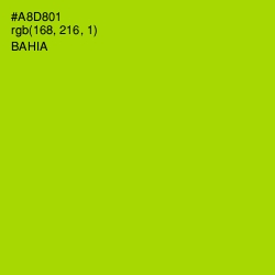 #A8D801 - Bahia Color Image