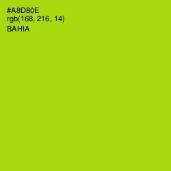 #A8D80E - Bahia Color Image