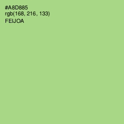 #A8D885 - Feijoa Color Image