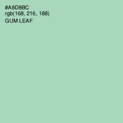 #A8D8BC - Gum Leaf Color Image